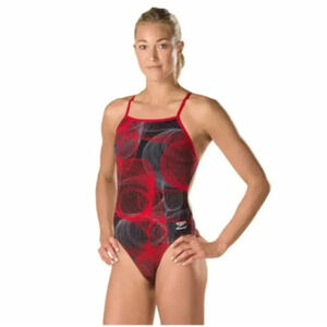 SPEEDO Cyclone Sz 14 Strong One Back Swimsuit